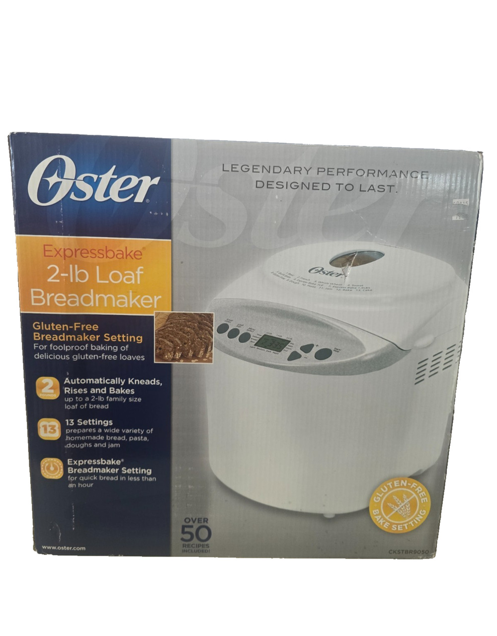 NOS 2013  Oster Expressbake 2lbs BreadMaker Machine CKSTBR9050